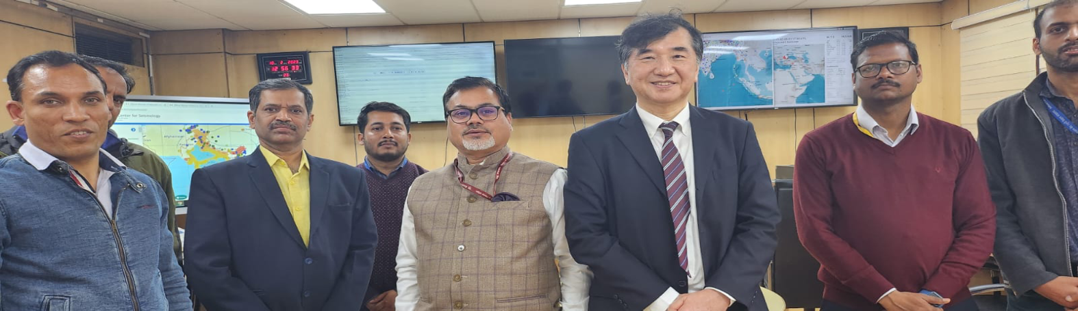 Visit of Prof. Nishikawa, Disaster Mitigation Research Center, Nagoya University Japan on 10th Feb 2023